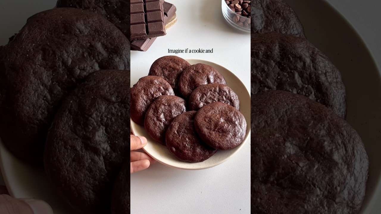 Fudgy brownie cookies