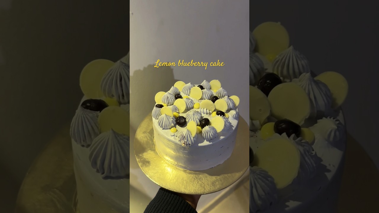 Lemon blueberry cake available in gurgaon