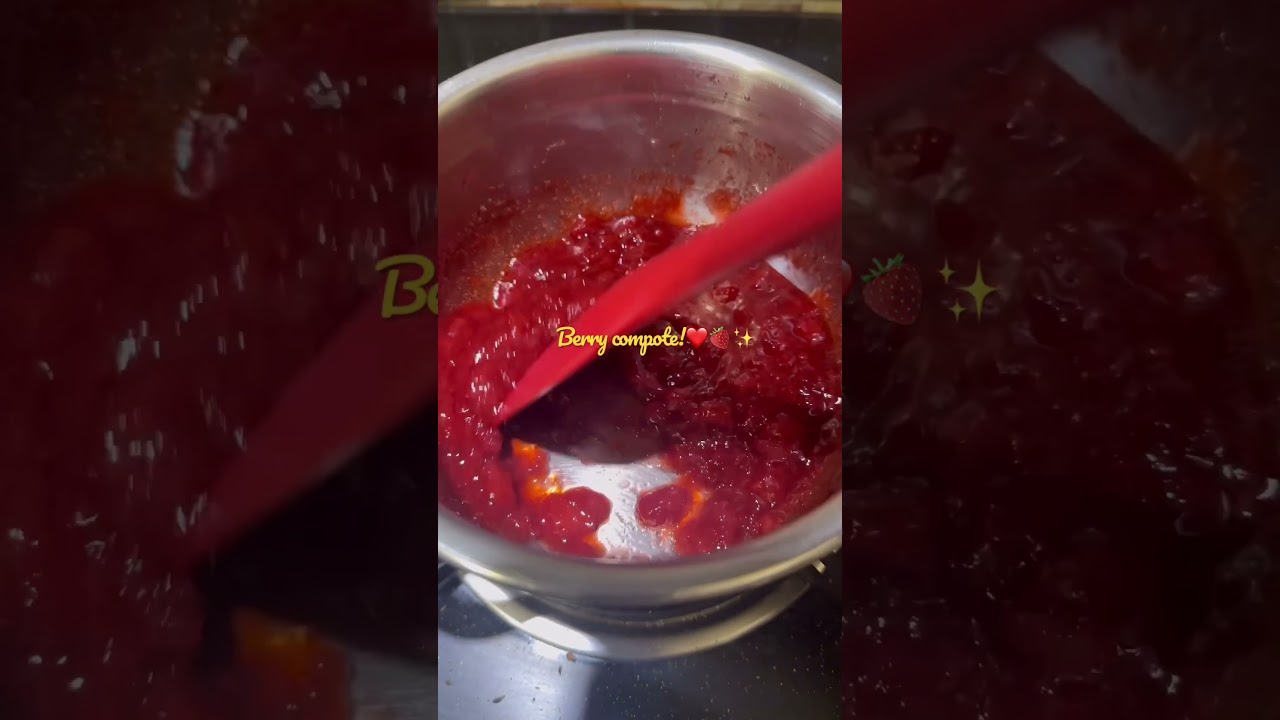 Berry compote in making check out description for recipe