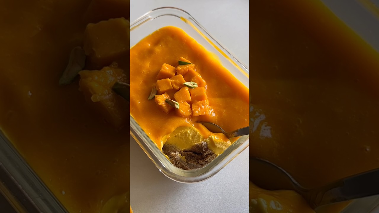 Healthy No bake mango cheesecake