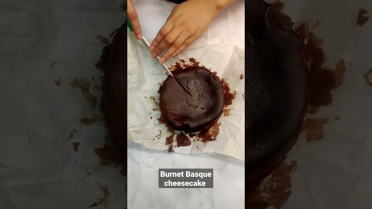 Chocolate burnt basque Cheesecake
