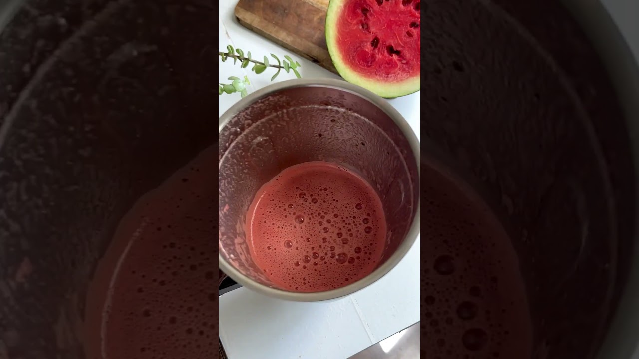Watermelon basil drink to beat the heat