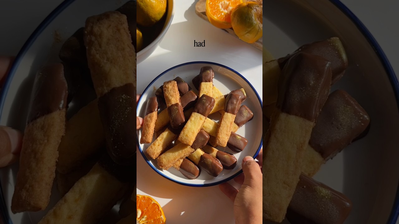 Orange Chocolate butter sticks