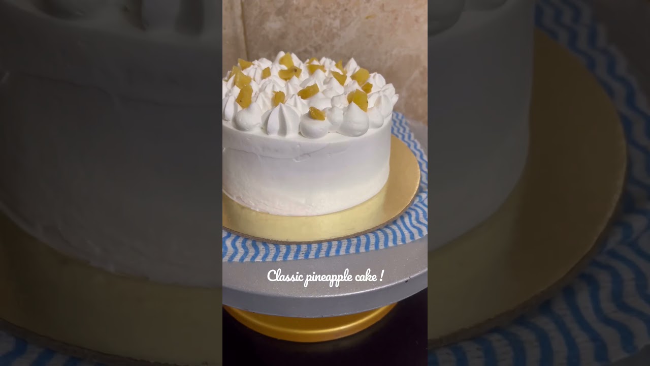 Happiness is having a yummy pineapple cake