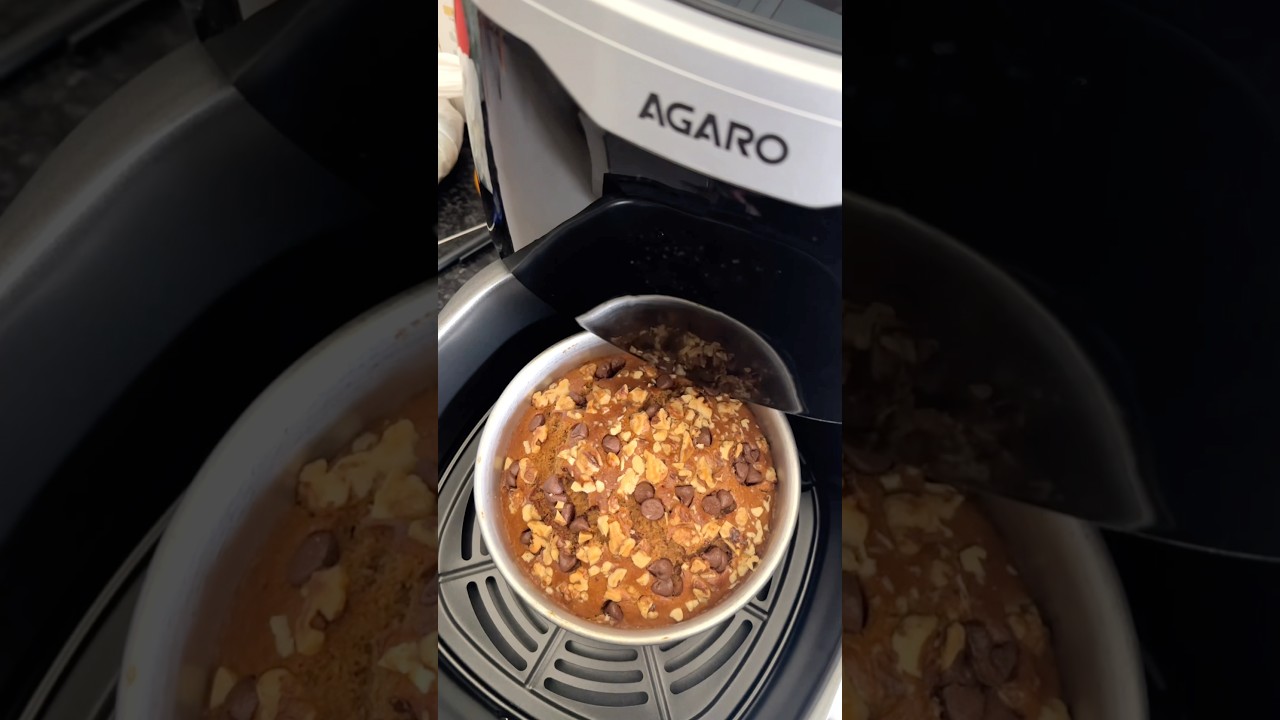 Eggless Atta Jaggery Cake in Airfryer