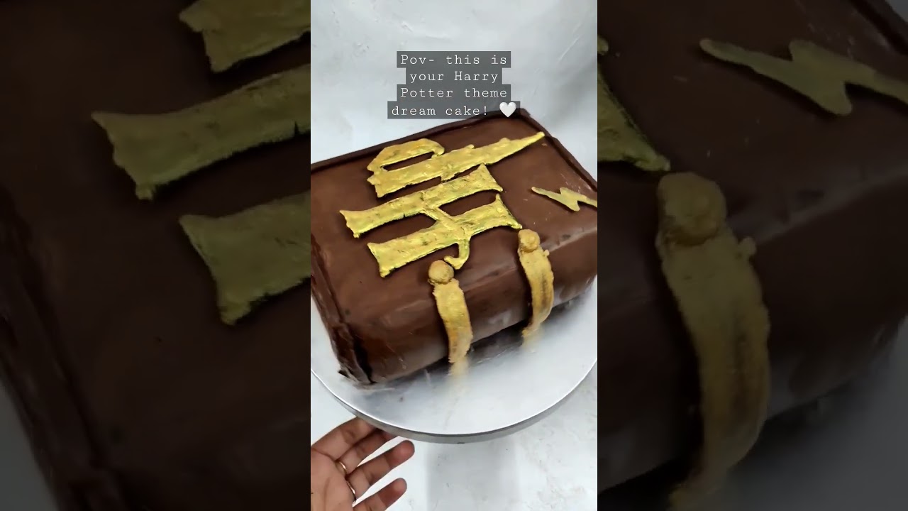 Harry Potter theme Cake DM to order