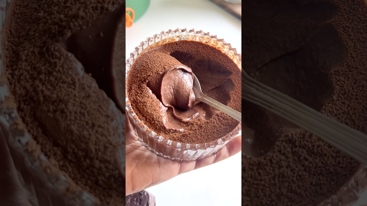 2-Ingredient Chocolate Mousse (yes, really