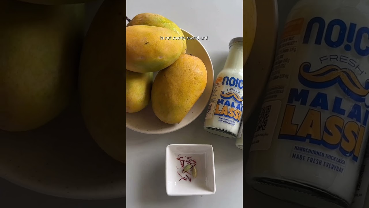 Mango lassi popsicles