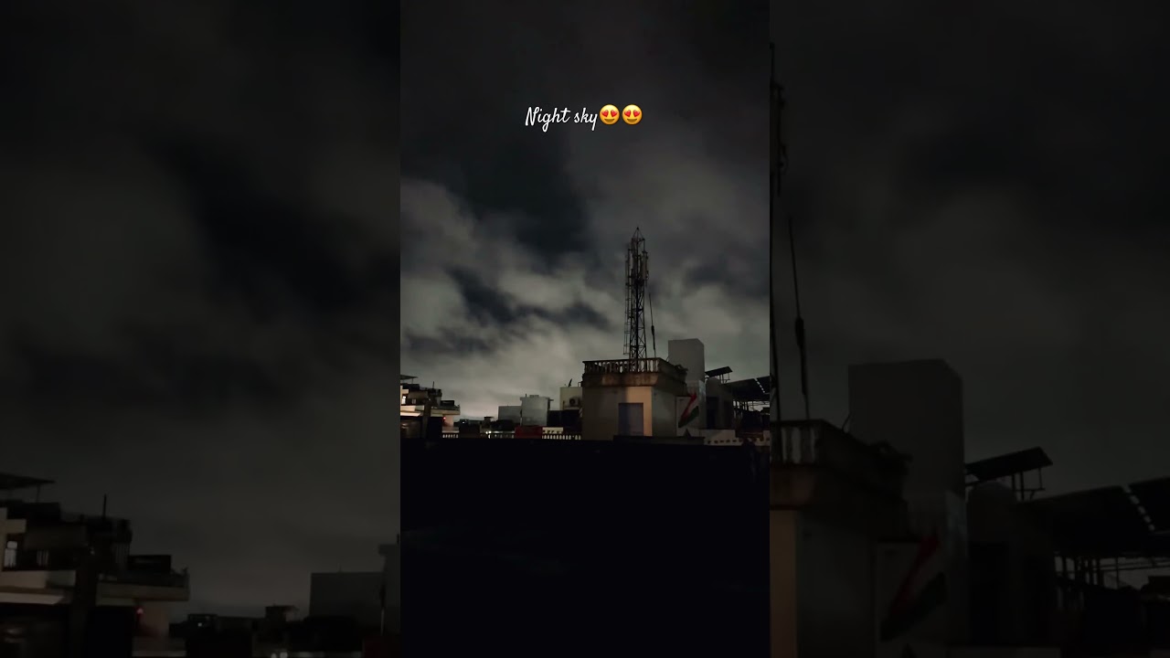 Cloudy skies