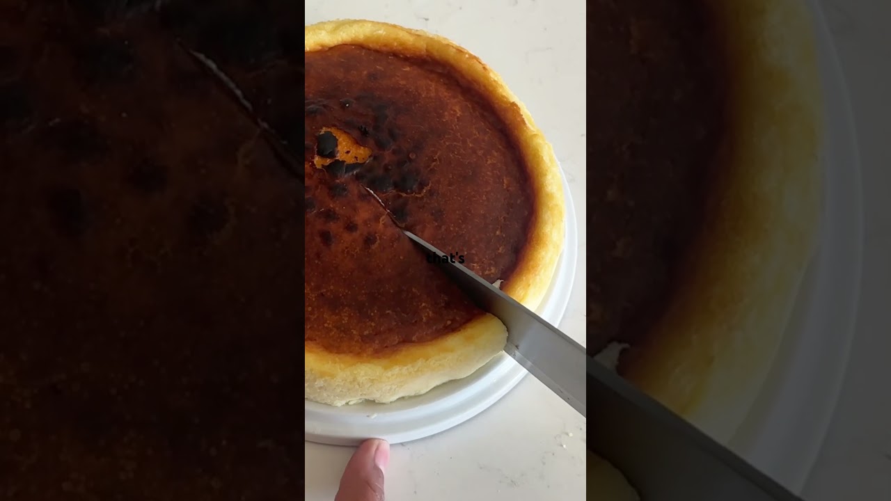 Burnt basque cheesecake