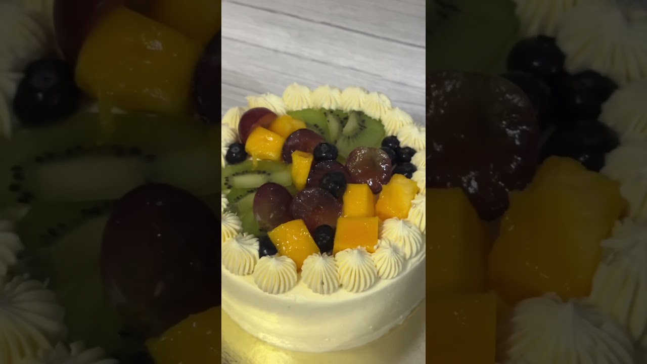 Freshly made fruit cake