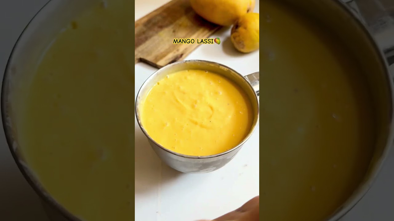 Yummy mango lassi