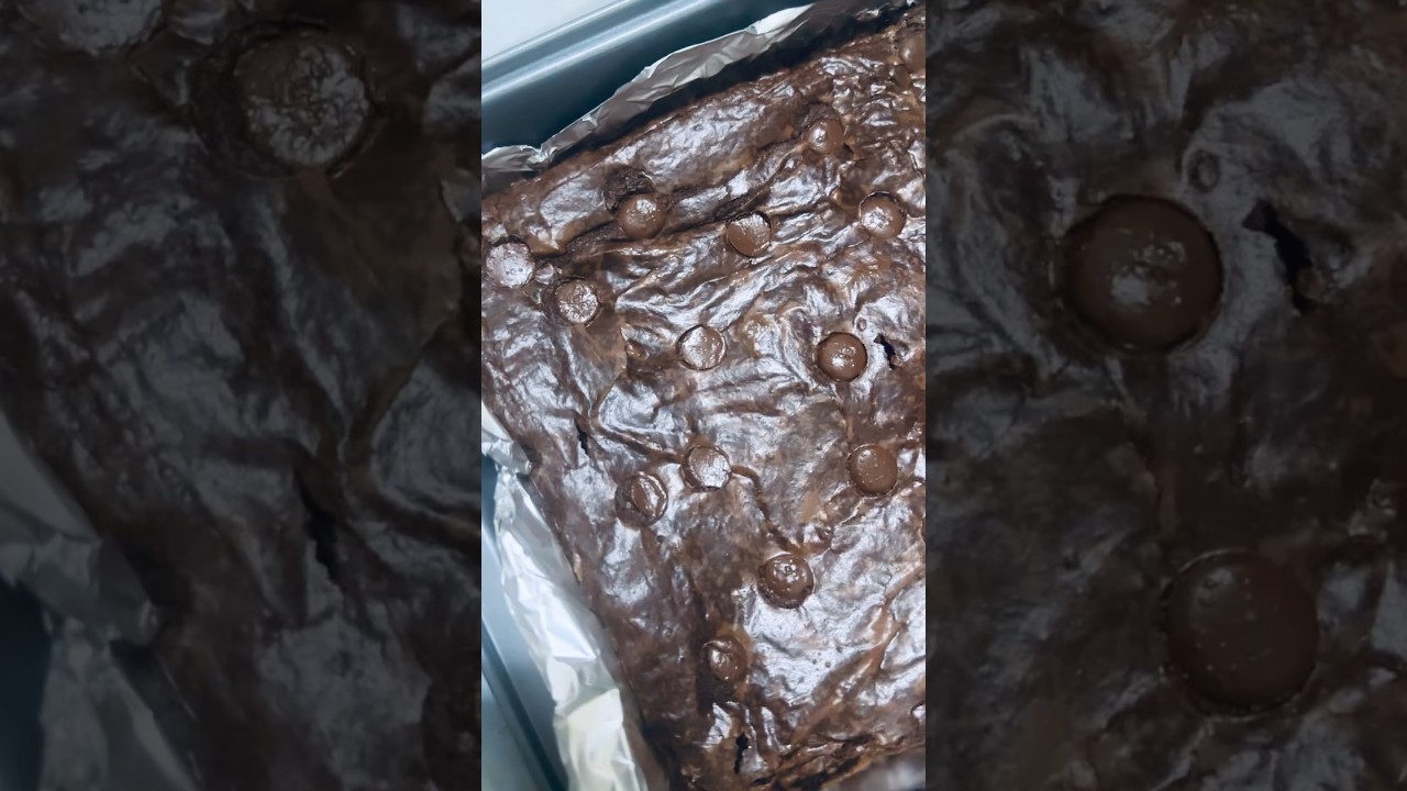 Eggless fudge brownies
