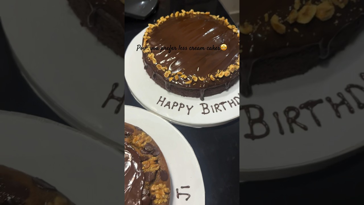 Dry cakes with minimal cream