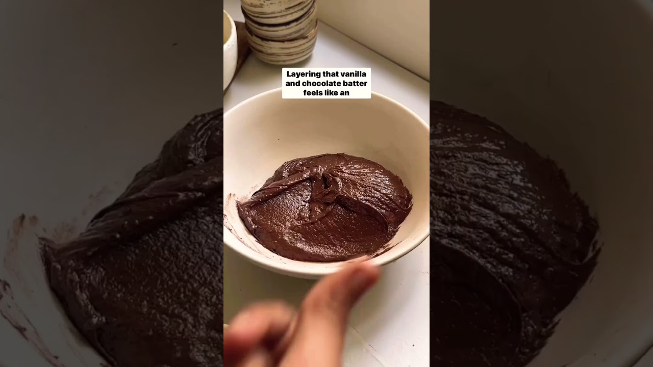 Marble loaf cake